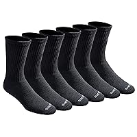 Dickies Men's Dri-Tech Essential Moisture Control Crew Socks Multipack