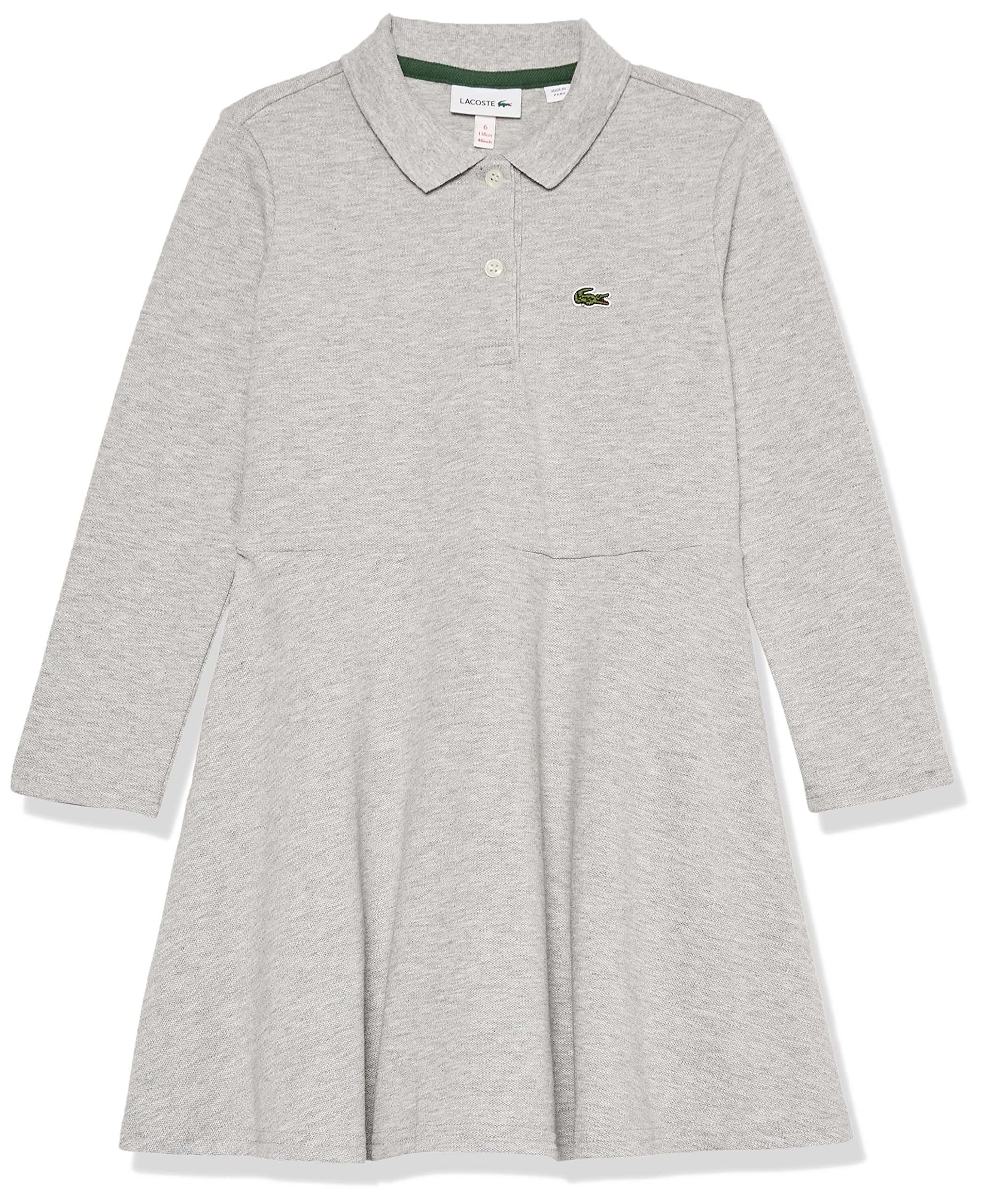 Lacoste Girls' Polo Collar Piqué Dress