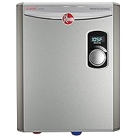 18kW 240V Tankless Electric Water Heater, Gray