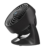 Vornado 133 Small Room Air Circulator Fan, 2 Speeds, Adjustable Head, Table Fan for Desk, Nightstand, Black