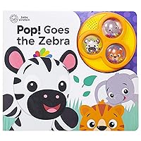 Baby Einstein - Pop! Goes the Zebra - Popping Button Sound Book - PI Kids Baby Einstein - Pop! Goes the Zebra - Popping Button Sound Book - PI Kids Board book