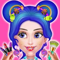 Candy Makeup Fashion Makeover game - Sweet princess dress up games for girls