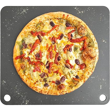 NerdChef Steel Stone - High Performance Pizza Baking | Made in USA (14.5