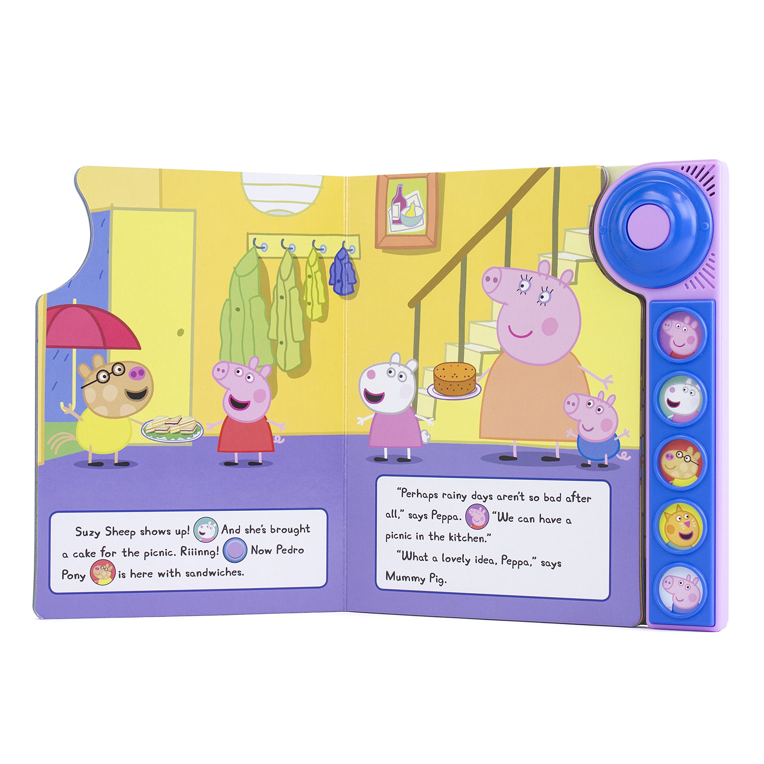 Peppa Pig - Ding! Dong! Let's Play! Doorbell Sound Book - PI Kids (Play-A-Sound)