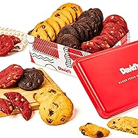 David's Cookies Fresh-Baked Sweet Sampler Mini Bites Tin - 14oz Assorted Mini Cookies with Chocolate Chip, Chocolate & White Chocolate Chip & Red Velvet - Delicious Gourmet Gift For All Occasions