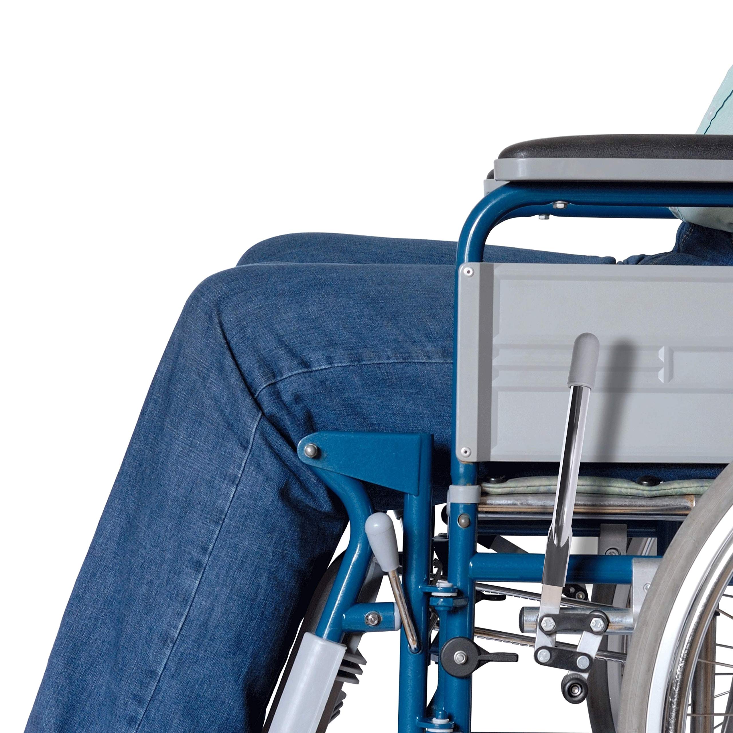 Rehabilitation Advantage 6 Inch Wheelchair Brake Handle Extensions - Pair, 6 Inch Long