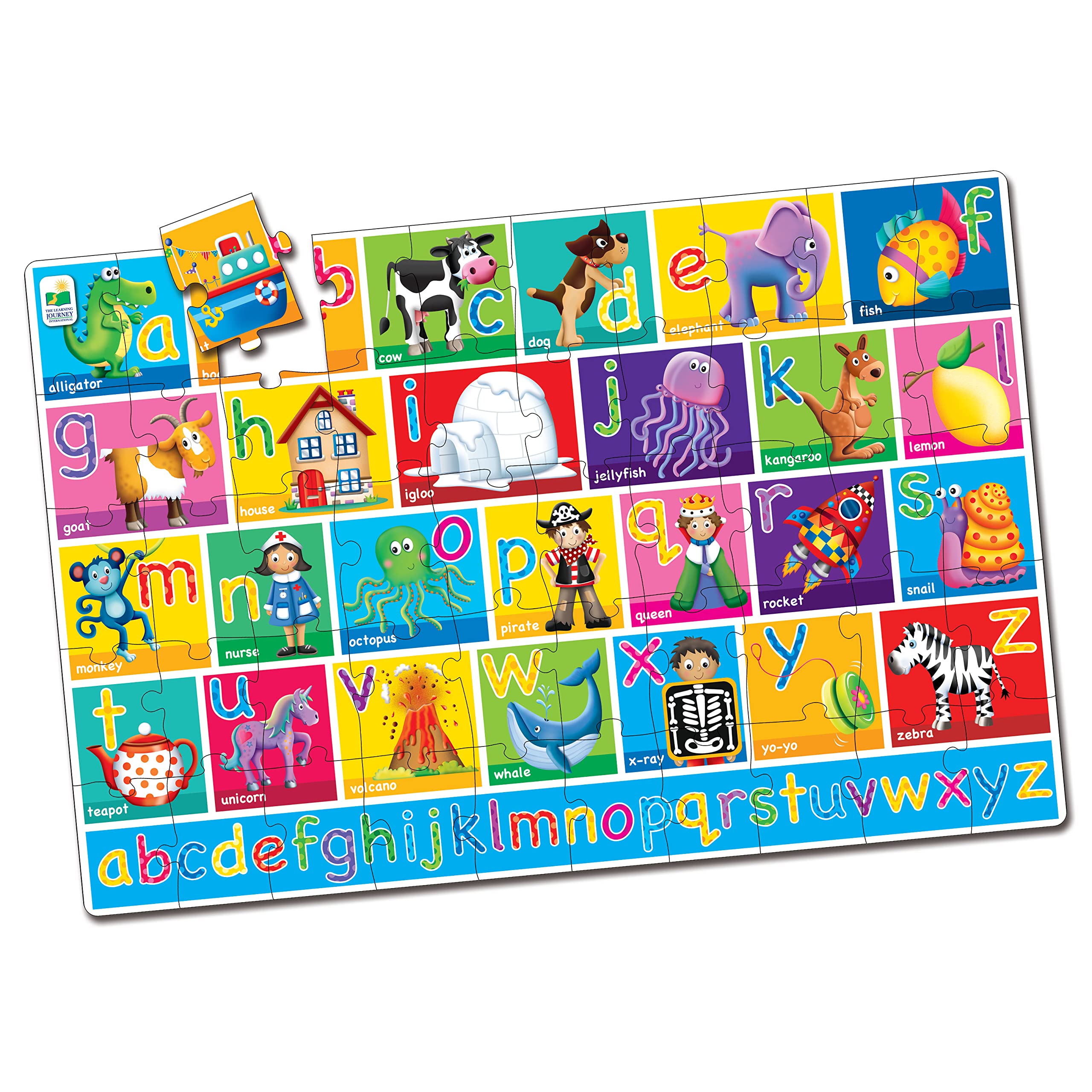 The Learning Journey: Jumbo Floor Puzzles - Alphabet - Extra Large Puzzle Measures 3 ft by 2 ft - Preschool Toys & Gifts for Boys & Girls Ages 3 and Up (436318)