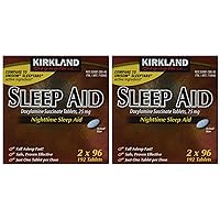 KIRKLAND SIGNATURE Sleep Aid Doxylamine Succinate 25 Mg, 384Count