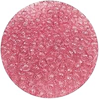 420PCS 8MM Round Crystal Acrylic Beads Crystal Faceted Beads Spacer Beads for DIY Crafts Jewelry Making, Bracelets Necklaces Wind Chimes Suncatchers Loose Gemstones(63-Pink)