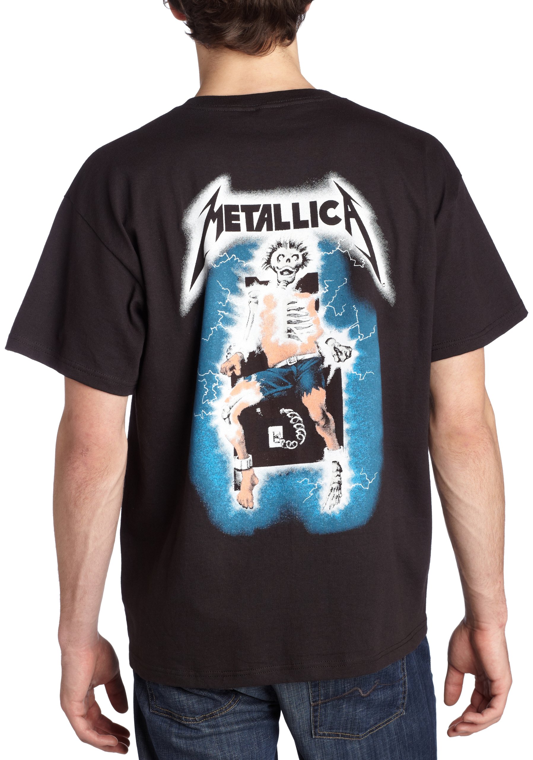 Bravado Men's Metallica- Ride Lightning T-Shirt