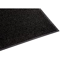 94021835 Platinum Series Indoor Wiper Floor Mat, Rubber with Nylon Carpet, 2' Length, 18' Width,, Black