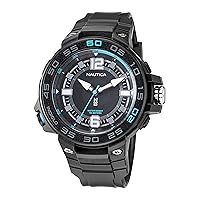 Nautica N83 Men's NAPCNF109 N83 Coronado Bay Black/Black/Black Resin Strap Watch