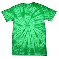 Tie Dye Shirt Multi Color Spider Kelly Green T-Shirt