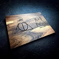 Personalized Engraved Cutting Board Wedding Gift Anniversary Gifts Housewarming Birthday Corporate Bride Shower Family Custom