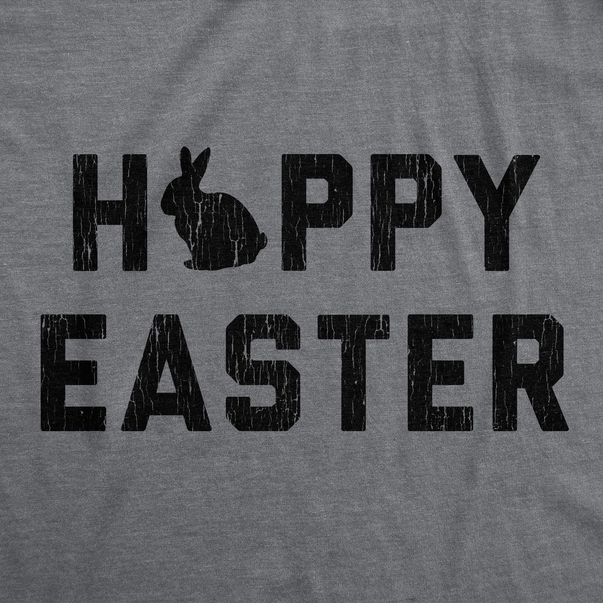 Mens Happy Easter T Shirt Funny Bunny Graphic Cool Tee for Egg Basket Hunt