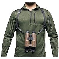 Bushnell Binocular Harness - Comfortable and Secure Hands-Free Binocular Holder - Adjustable and Lightweight for Outdoor Activities