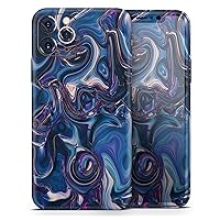 Liquid Abstract Paint Remix V24 - DesignSkinz Protective Vinyl Decal Wrap Skin Cover Compatible with The Apple iPhone 8 (Full-Body, Screen Trim & Back Glass Skin)