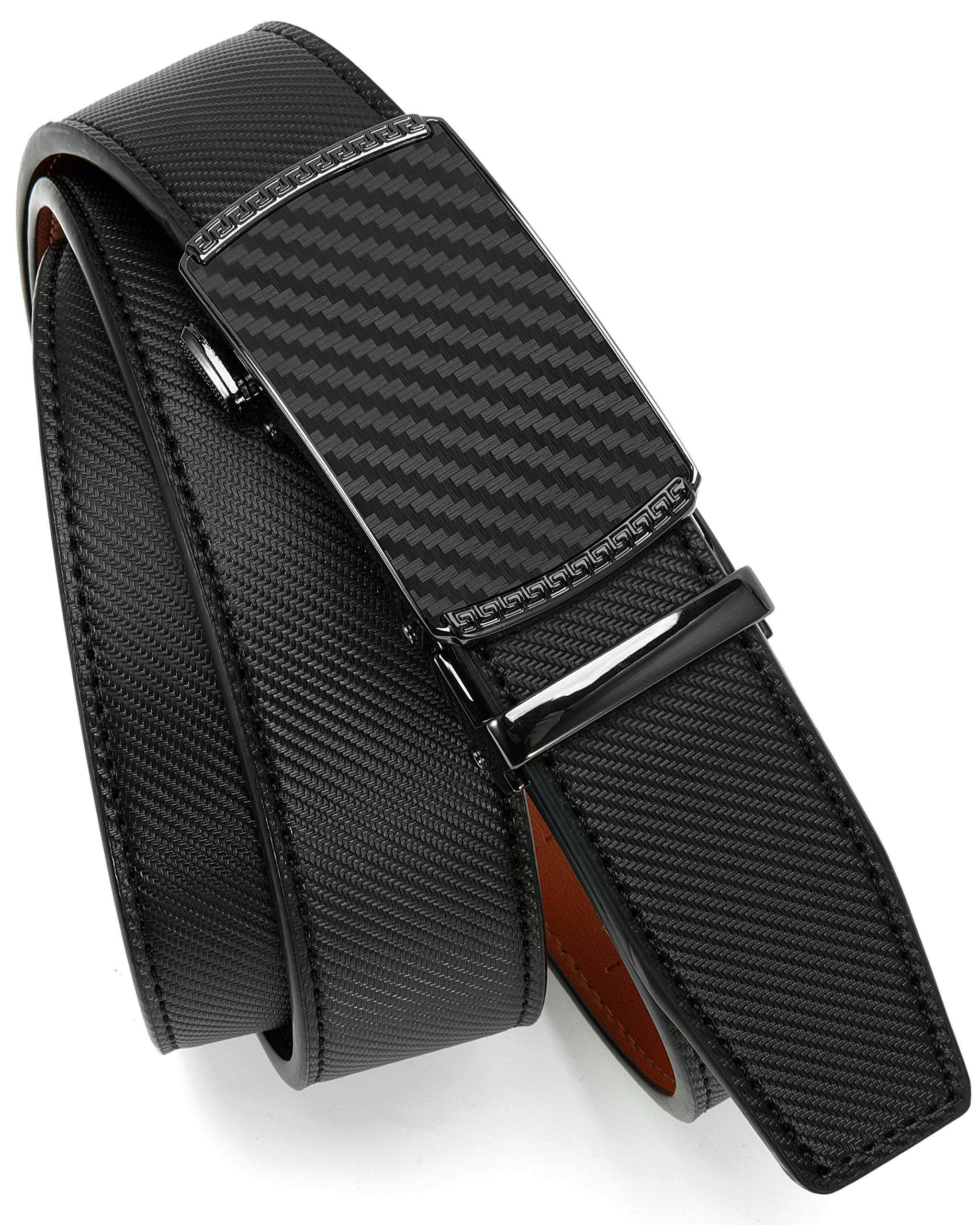 CHAOREN Leather Ratchet Belt Men - Customizable Fit, Effortless Style (35mm)