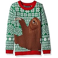 Blizzard Bay Boys Ugly Christmas Sweater Animals, Green Combo, L 6