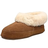 Acorn Women's Shearling Bootie for Women - Genuine Sheepskin, Memory Foam, Non-Slip, Durable - House Slippers with Indoor/Outdoor Sole