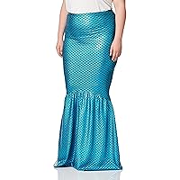 Women's Mermaid Skirt with Hologram Finish, Halloween Maxi Skirt