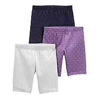 Babies, Toddlers, and Girls' Bike Shorts, Pack of 3