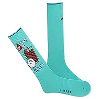 K. Bell Socks Men's Fun Sports & Outdoors Crew Socks-1 Pairs-Cool & Funny Novelty Gifts