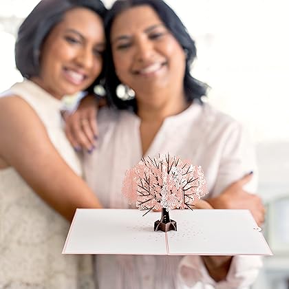 Lovepop Cherry Blossom Pop Up Card, 5x7-3D Greeting Card, Mother's Day Card, Card for Wife or Mom, Anniversary Pop Up Card, Pop Up Birthday Card