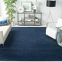 SAFAVIEH Vision Collection Area Rug - 6' x 9', Navy, Modern Ombre Tonal Chic Design, Non-Shedding & Easy Care, Ideal for High Traffic Areas in Living Room, Bedroom (VSN606N)