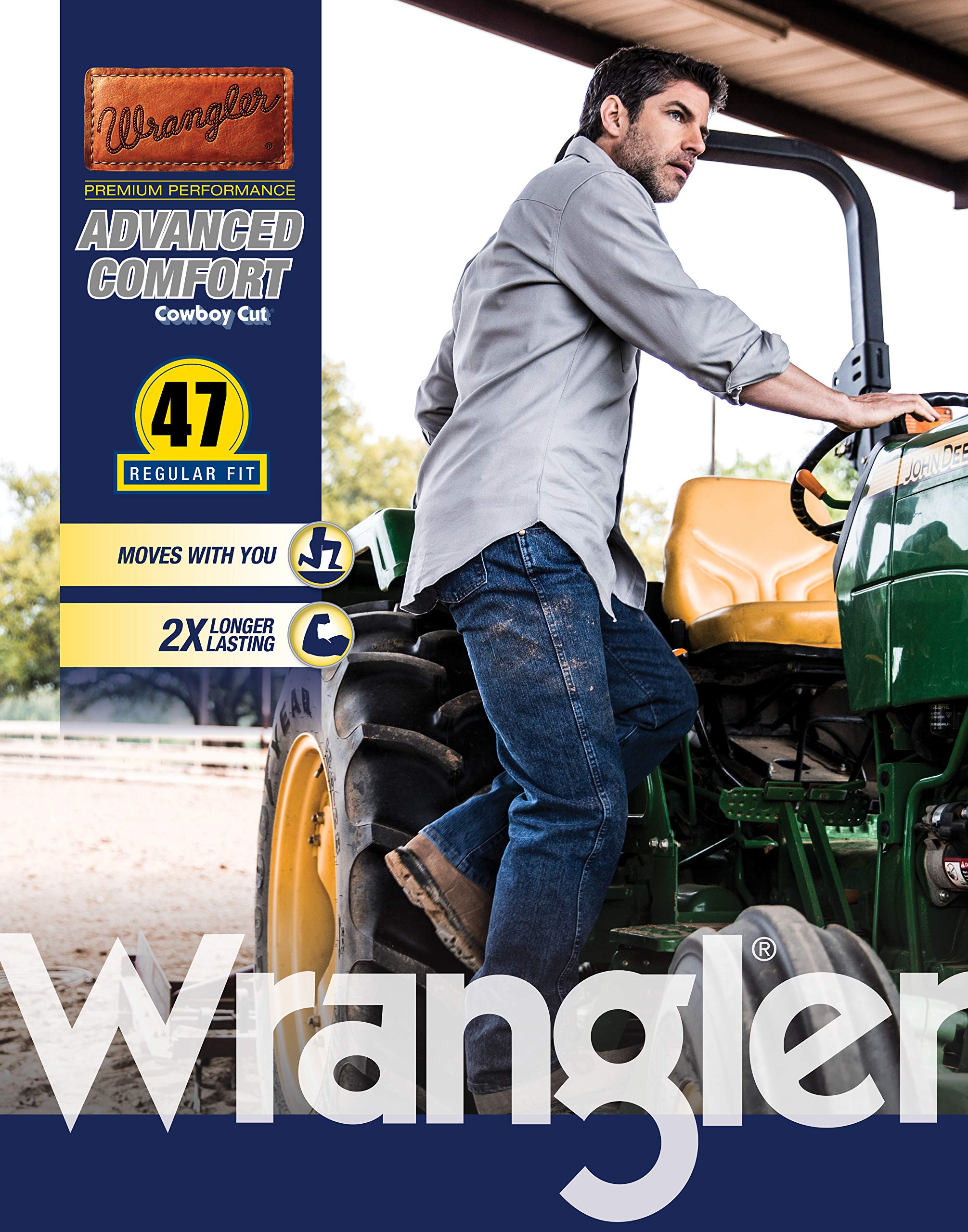 Mua Wrangler Men's Premium Performance Advanced Comfort Cowboy Cut Regular  Jean trên Amazon Mỹ chính hãng 2023 | Giaonhan247