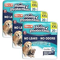 Home Protection Mountain Fresh Scented Dog Pads, XXL 60 Count, Super Absorbent & Won't Leak, Odor Eliminating