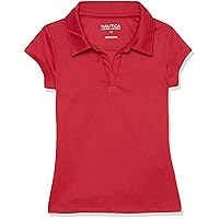 Girls' School Uniform Short Sleeve Performance Polo