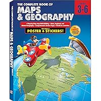 Carson Dellosa The Complete Book of Maps and Geography Workbook—Grades 3-6 Social Studies, State, Regional, Global Geography and Map Skills Activities (352 pgs) Carson Dellosa The Complete Book of Maps and Geography Workbook—Grades 3-6 Social Studies, State, Regional, Global Geography and Map Skills Activities (352 pgs) Paperback