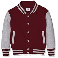 Just Hoods JH43J Kids Varsity Jacket