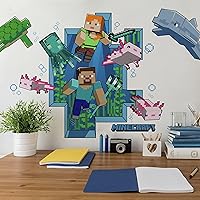 RMK5005GM Minecraft Giant Peel and Stick Wall Decal