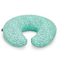 Beeboo Nursing Pillow and Positioner, Breastfeeding and Bottlefeeding Pillow, Removable and Washable Pillow Cover, Soft and Breathable Fabric, Green