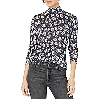 Rebecca Taylor Women's Long Sleeve Fleur Turtleneck