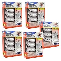 T334 4 5 Pack Multi-Surface Liquid Ant 20 Discreet Bait Stations,White