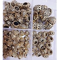 Kavya fashion Jewellery Making kit Art and Crafts Materials for Necklace,Bracelet,Earring Making Materials DIY kit (48 piece-12 Piece Each).