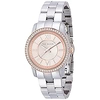 Ted Baker Women's 10015167 Vintage Glam Analog Display Japanese Quartz Silver Watch