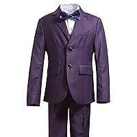 Gele Boys 5 Pieces Formal Suits,Slim Fit Tuxedo Set