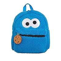 Sesame Street Elmo and Cookie Monster Mini Backpacks for Toddler, Boys, and Girls, School or Travel
