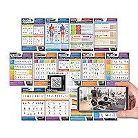 Workout Posters for Home Gym (Set of 13) - Large 24