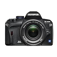 OM SYSTEM OLYMPUS Evolt E420 10MP Digital SLR Camera with 14-42mm f/3.5-5.6 Zuiko Lens