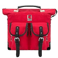 Mini Phlox Backpack HOT RED Carry on Bag fits Microsoft Surface Pro 4, Pro 3, Surface 2 Pro
