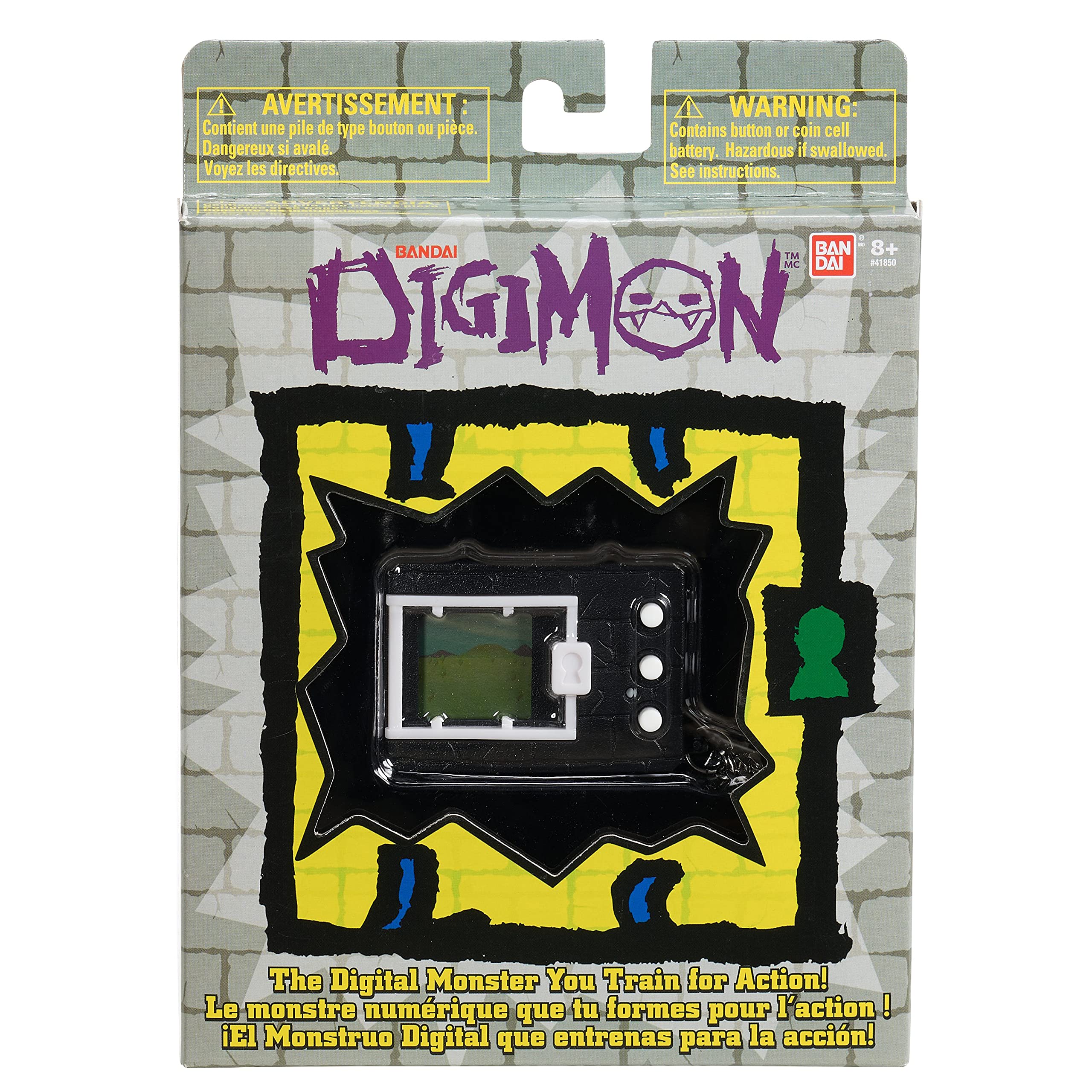 Digimon Bandai Original Digivice Virtual Pet Monster - Black