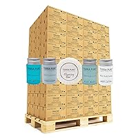 White Tea and Coconut Toiletries Bulk Set |1oz Shampoo & Conditioner, Body Wash, Lotion & 1.25oz Bar Soap | Travel Size Toiletries Full Pallet - 55 cases with 300 units each - 16,500 pieces