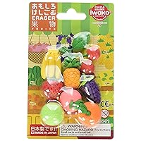 Iwako Japanese Fruit Eraser Set
