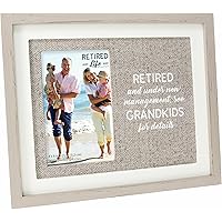 Pavilion Gift Company 23522 4 x 6 Inch Picture Frame - Easel Back Or Sawtooth Retired and Under New Management See Grandkids for Details, 4x6 inch, Beige