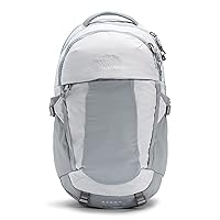 THE NORTH FACE Women's Recon Everyday Laptop Backpack, TNF White Metallic Mélange/Mid Grey, One Size